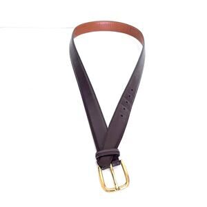 Neiman Marcus Box Boarded Calf Mens Leather Belt Size 38 Brown‎ Work Office USA